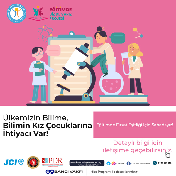 Ülkemizin Bilimine, Bilimin Kız Çocuklarına İhtiyacı Var!